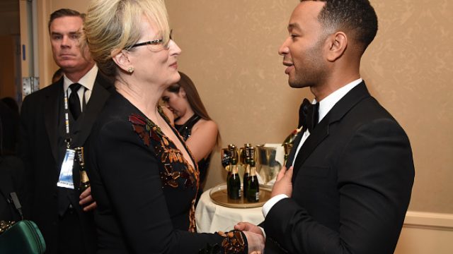 Moet & Chandon At The 74th Annual Golden Globe Awards - Backstage