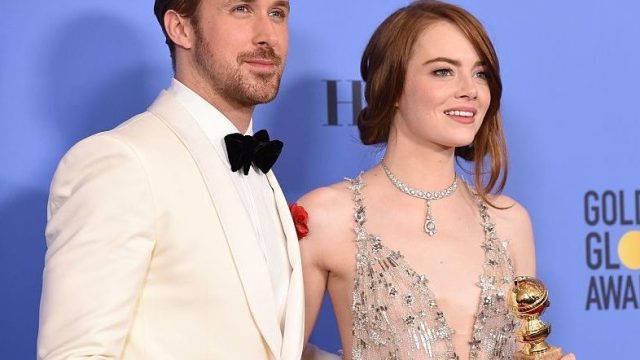 US-ENTERTAINMENT-GOLDEN GLOBE-PRESS ROOM