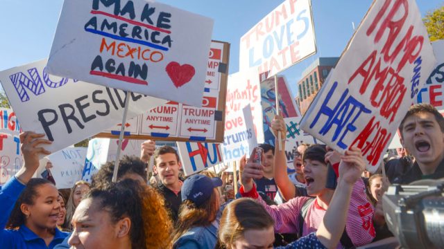 trump protest