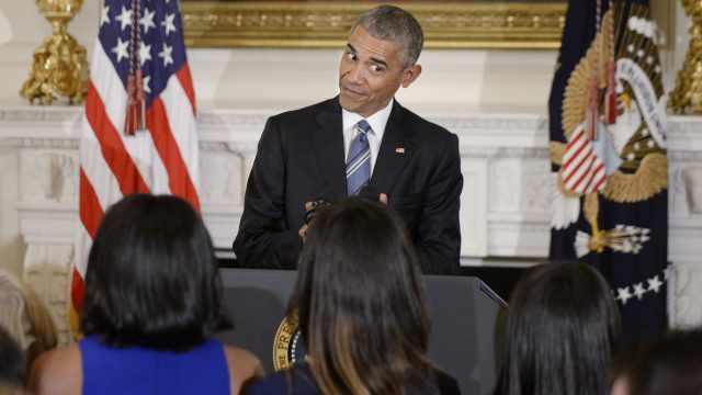 President Obama Gives Tribute To VP Biden In The State Dining Room