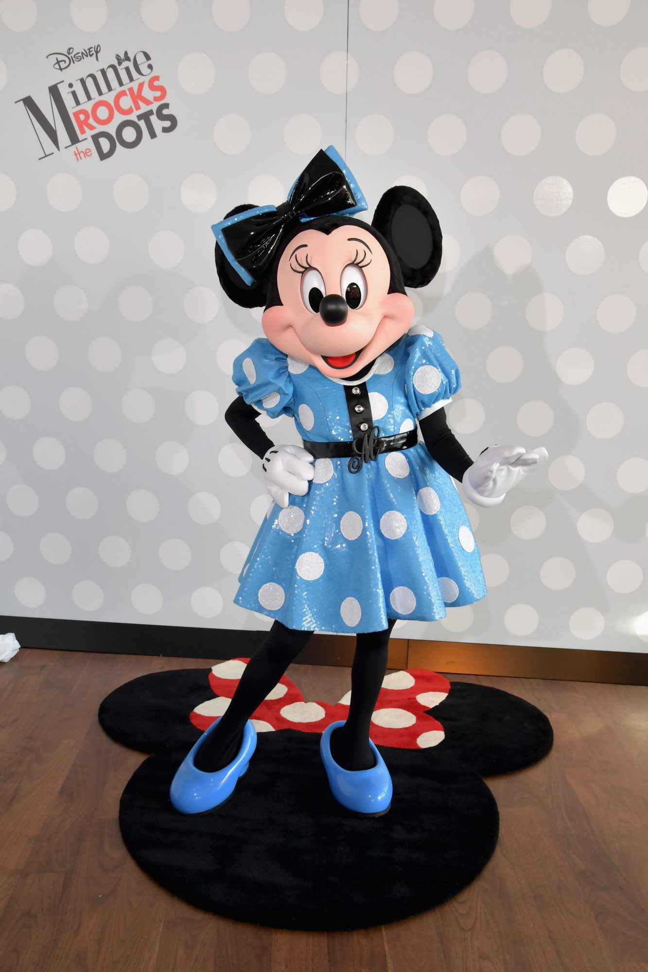 minnie mouse in blue