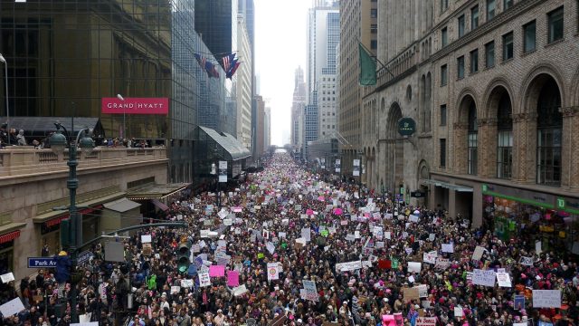 Women's march in New York