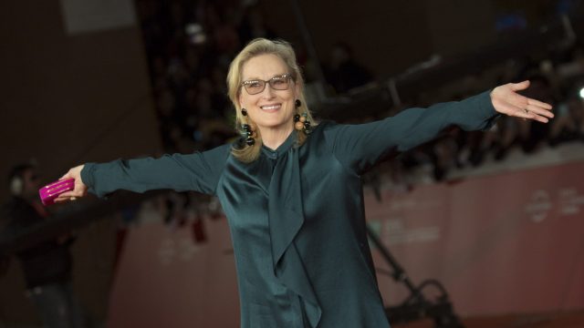 Meryl Streep attends the red carpet of the film "Florence