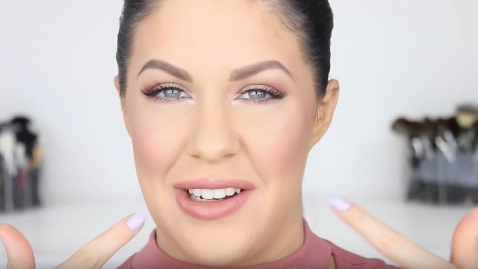 This super helpful YouTube video shows how to keep foundation on your