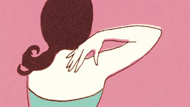 woman in underwear illustrated