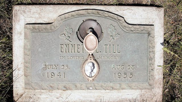 Emmett Till's headstone