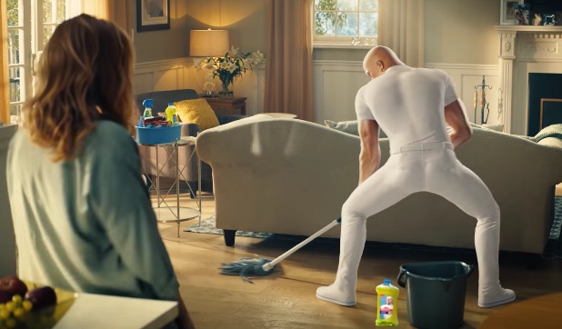 mr clean super bowl ad