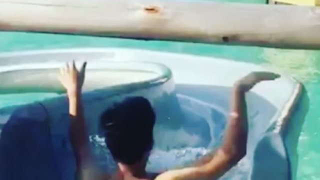 water slide