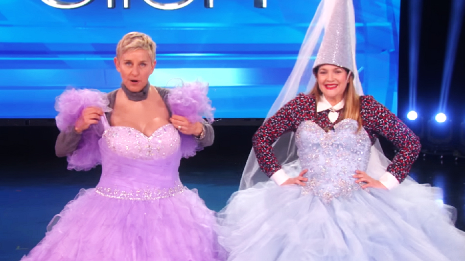 Drew Barrymore and Ellen DeGeneres played