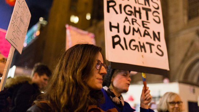 Thousands Take To The Streets Of NYC For Women's March