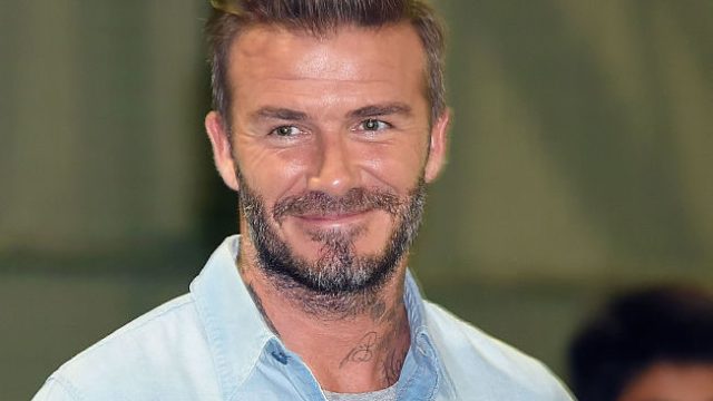 David Beckham Promotes Marina Bay Sands