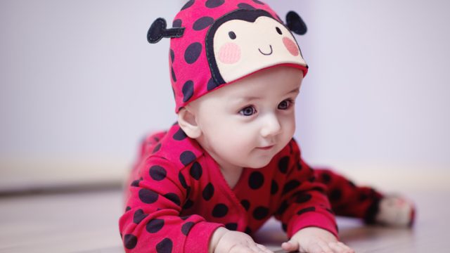 Cute Baby with Ladybug Costume