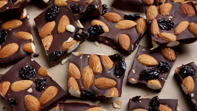 Chocolate Almond Cherry Bark