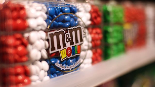 box of m&Ms