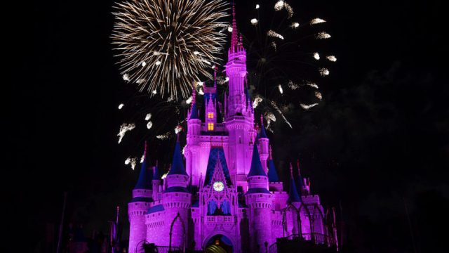Fireworks Over Cinderella's Castle at Disney's Magic Kingdom