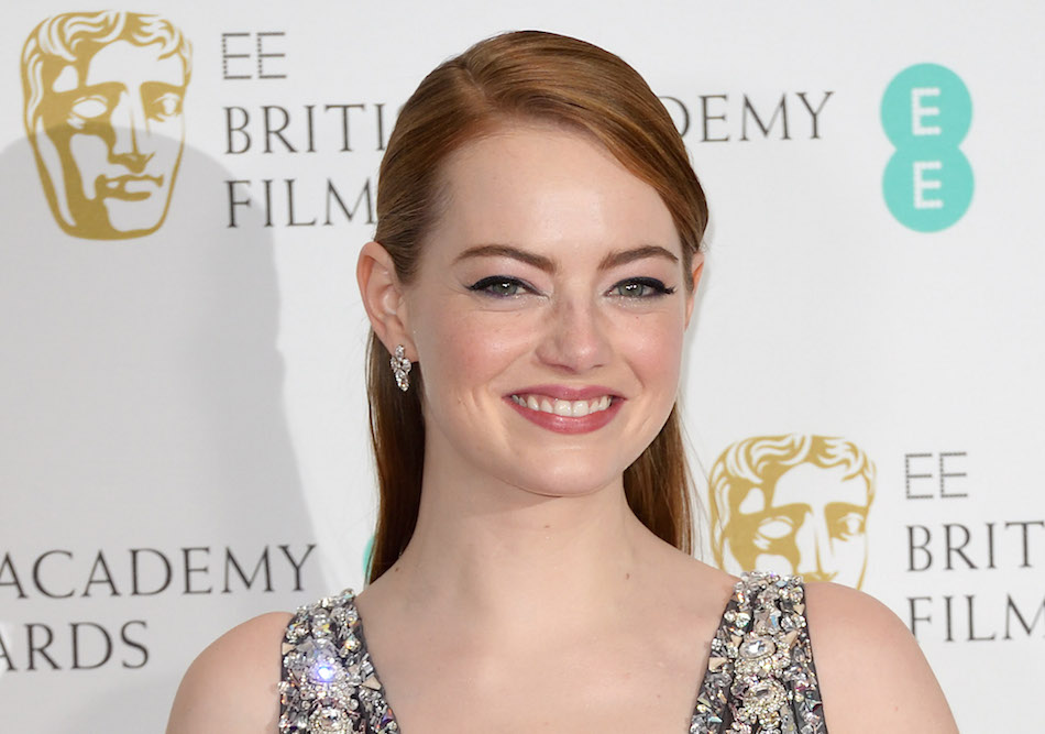 Emma Stone Stuns In Grecian-Inspired Gown By Louis Vuitton On Bleat Red  Carpet