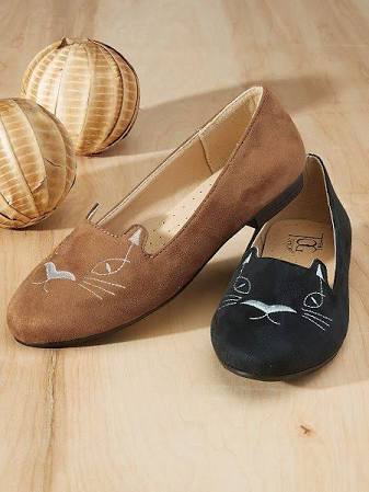 Cat ballet flats hot sale