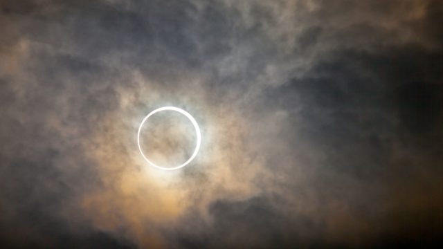 Tokyo annular solar eclipse 2012