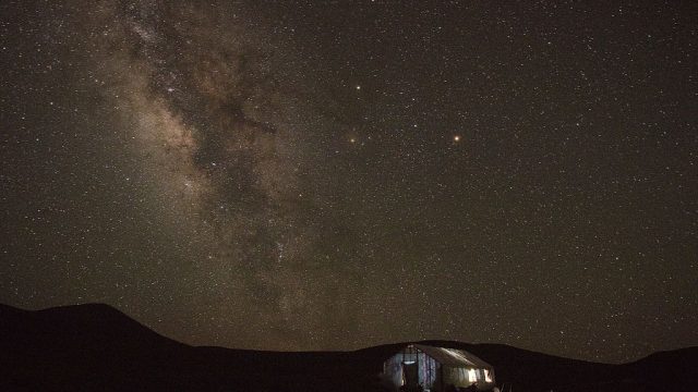 Milky Way over China