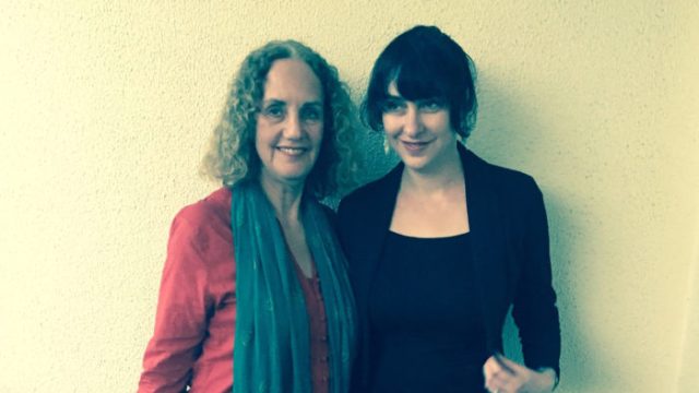 author and her mom