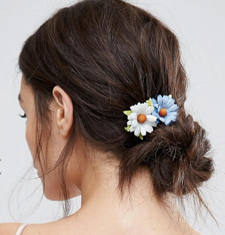 Daisy Flower Hair Clips - 2 Pack