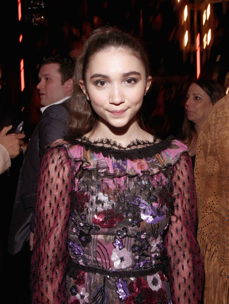 Rowan Blanchard proves a knee-length floral dress can look cool AF ...