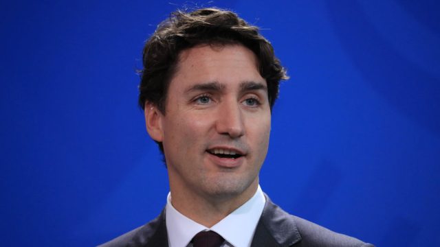 Germany's Chancellor Angela Merkel And Canada's Prime Minister Justin Trudeau Hold News Conference