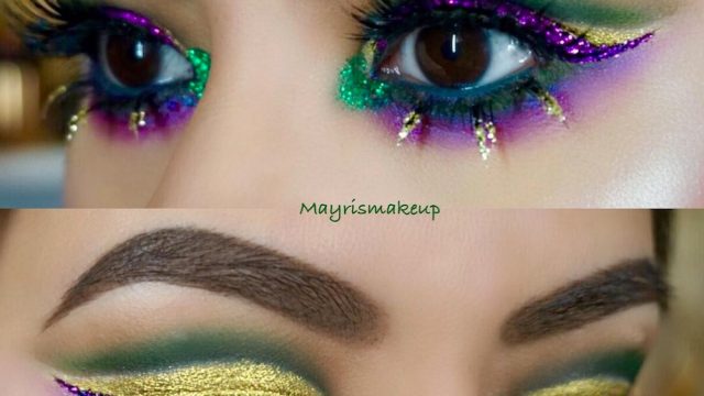 Mardi Gras makeup