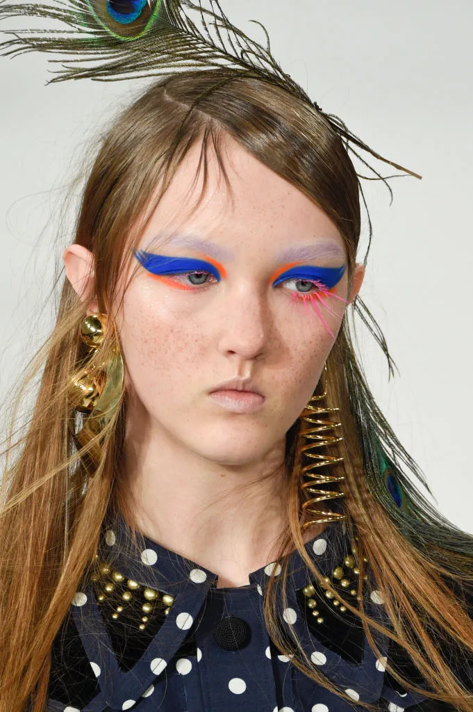 This rainbow unicorn-inspired makeup from Fashion Week will make you ...