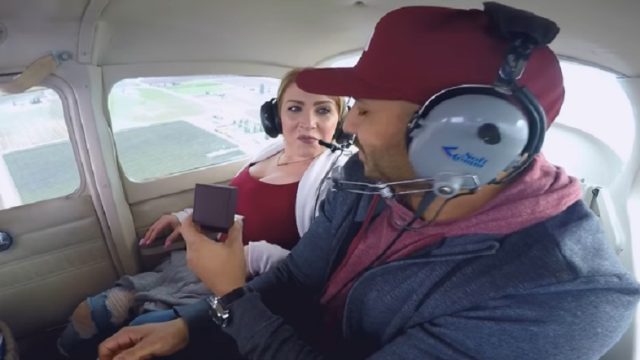 guy throws up marriage proposal