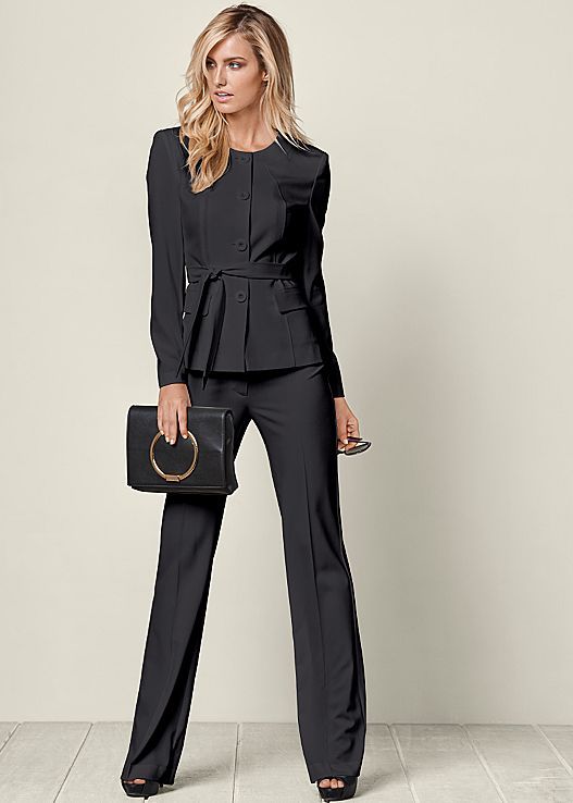 Belted Pantsuit