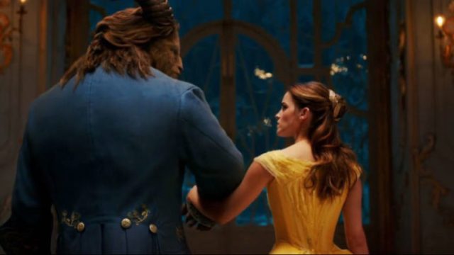 Emma Watson and Dan Stevens in "Beauty and the Beast"