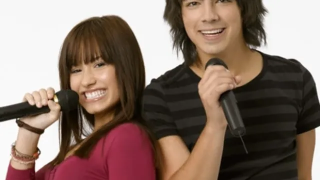 Demi Lovato and Joe Jonas in "Camp Rock"