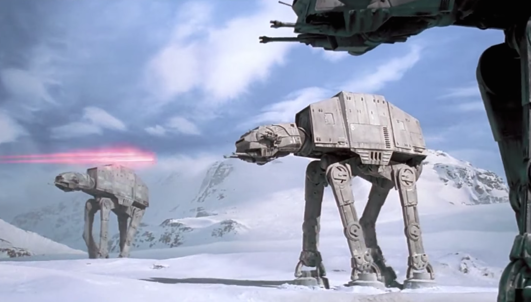 Two AT-ATs just arrived at Disneyland's Star Wars Land, and everyone is ...