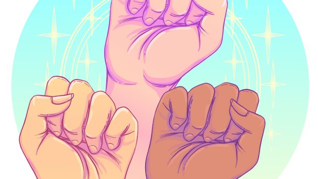 girl power fists