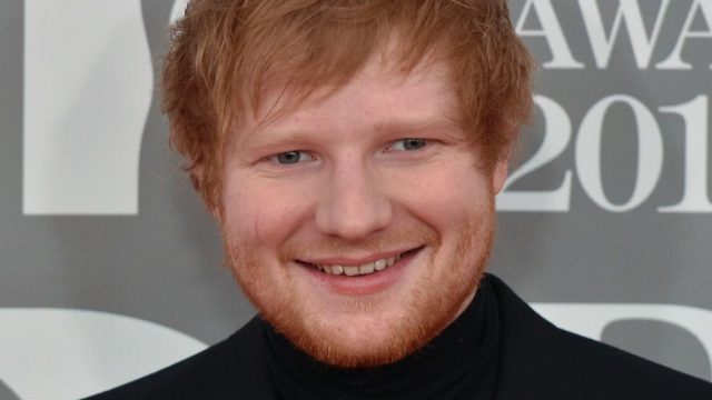 ed sheeran brit awards red carpet