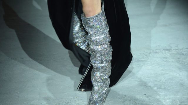 Saint Laurent Glitter boots