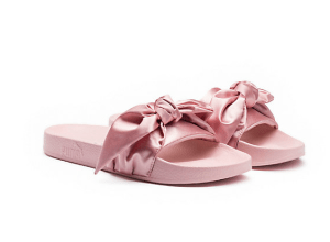 Rihanna Fenty X Puma pink slider sandals shoes