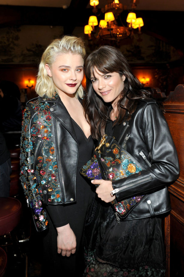 Chloë Grace Moretz and Selma Blair were twinning at a party, and they ...