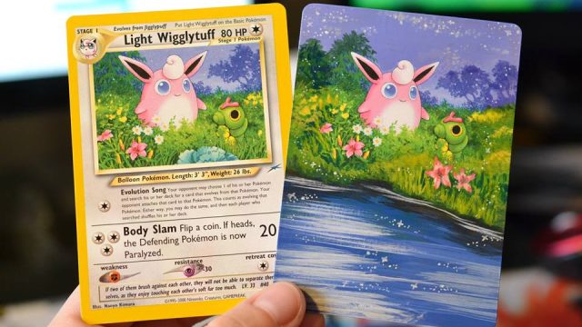 These Pokémon fans are turning their old trading cards into stunning works  of art - HelloGigglesHelloGiggles
