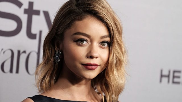 Sarah Hyland hair platinum blonde