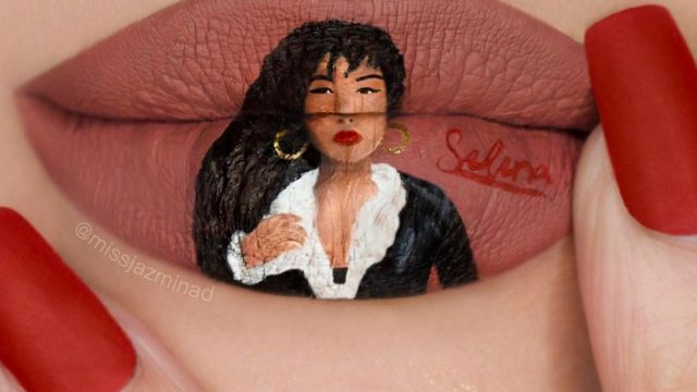 Selena lip art