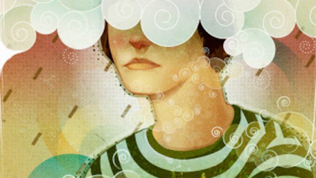 woman illustrated