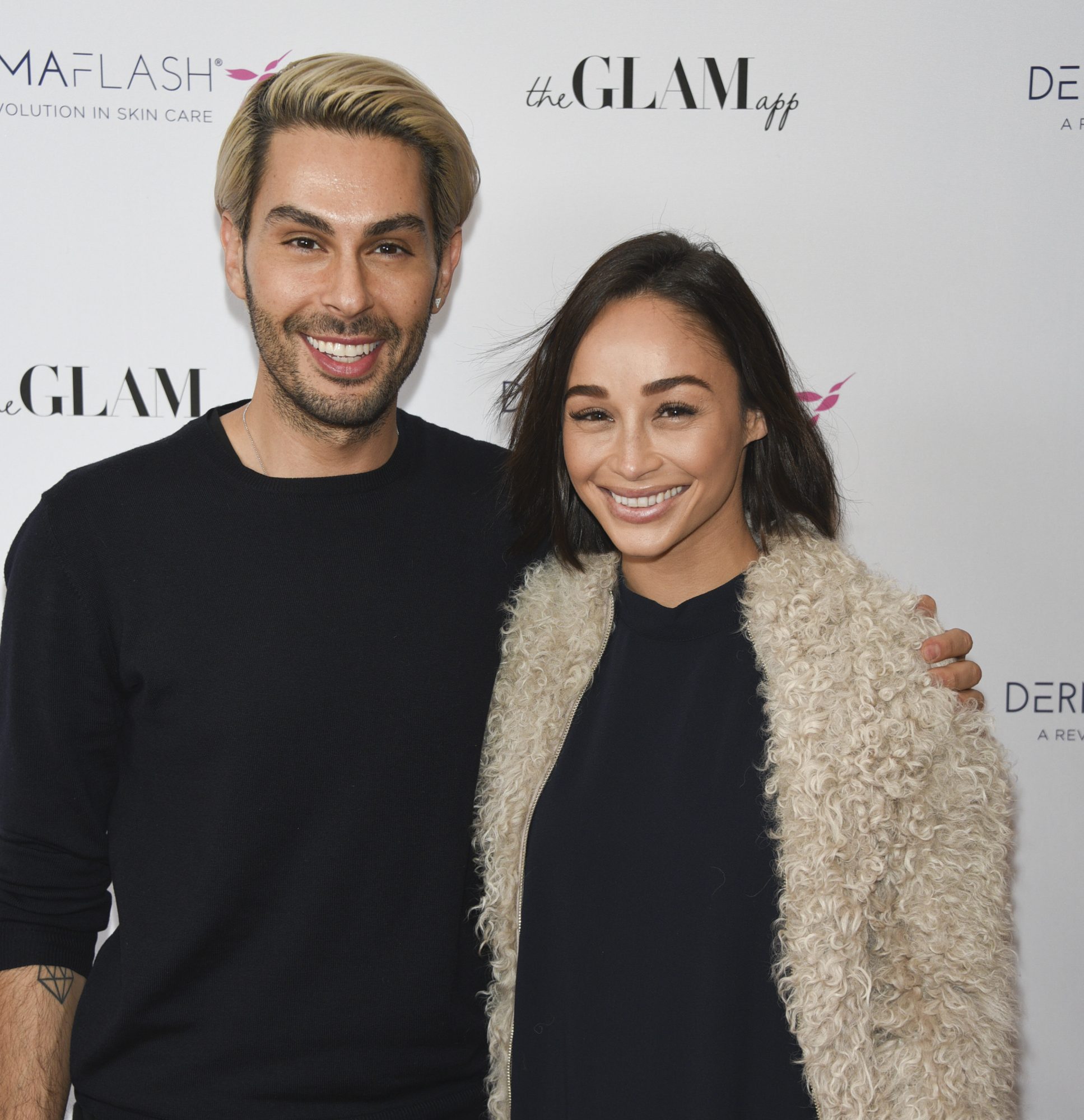 BEVERLY HILLS, CA - FEBRUARY 24:  Joey Maloof and Ashley Madekwe attends The Glam App x DERMAFLASH Host Pre-Oscars Suite at Peninsula Hotel on February 24, 2017 in Beverly Hills, California.  (Photo by Michael Bezjian/WireImage)