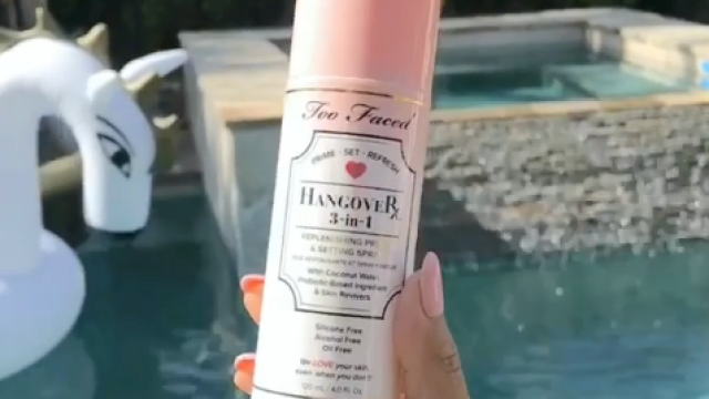 Too Faced Cosmetics Hangover setting spray Coachella