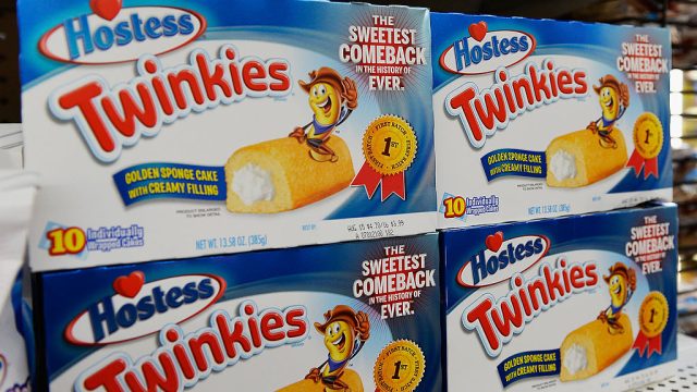 Hostess Twinkies on store shelves