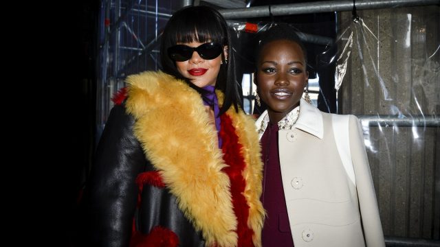 Rihanna and Lupita Nyong'o