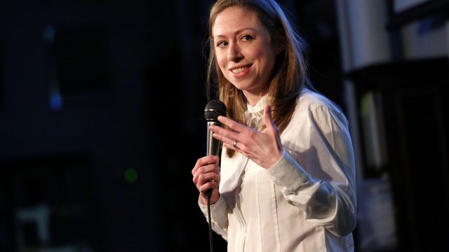 Chelsea Clinton Signs Copies Of Her New Book "It's Your World"