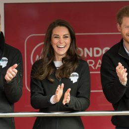 The Duke & Duchess Of Cambridge And Prince Harry Attend The Virgin Money London Marathon