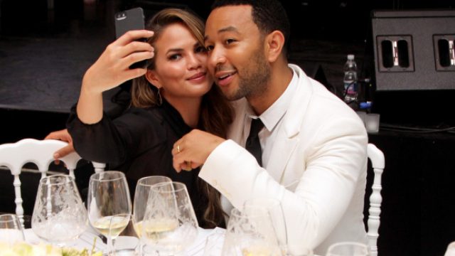 Chrissy Teigen and John Legend Devil Wears Prada